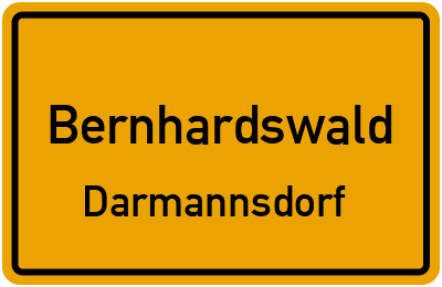 Straßenverzeichnis Bernhardswald Darmannsdorf
