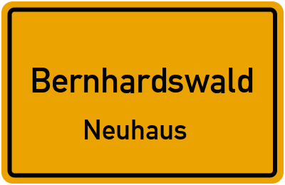 Straßenverzeichnis Bernhardswald Neuhaus
