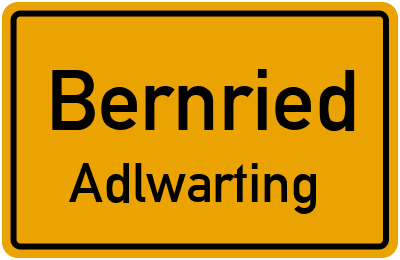 Straßenverzeichnis Bernried Adlwarting