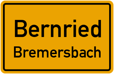 Straßenverzeichnis Bernried Bremersbach
