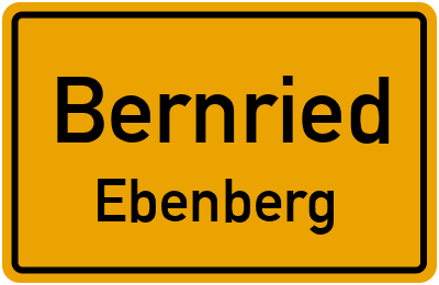 Straßenverzeichnis Bernried Ebenberg