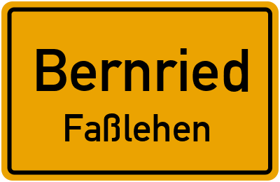Straßenverzeichnis Bernried Faßlehen