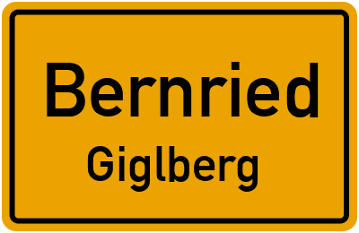 Straßenverzeichnis Bernried Giglberg