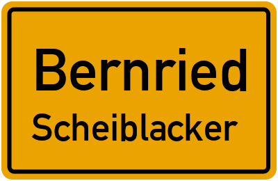 Straßenverzeichnis Bernried Scheiblacker