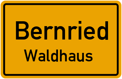 Straßenverzeichnis Bernried Waldhaus