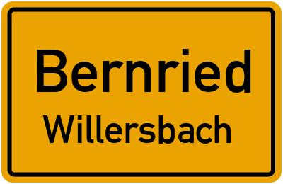 Straßenverzeichnis Bernried Willersbach