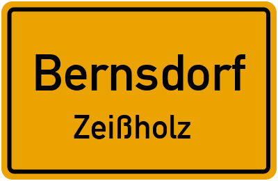 Straßenverzeichnis Bernsdorf Zeißholz