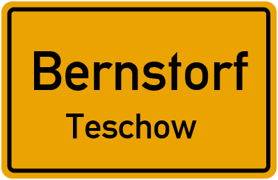 Straßenverzeichnis Bernstorf Teschow