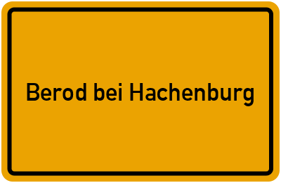 Branchenbuch Berod bei Hachenburg, Rheinland-Pfalz