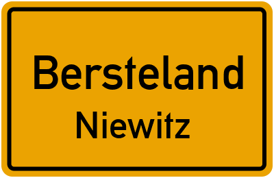 Straßenverzeichnis Bersteland Niewitz