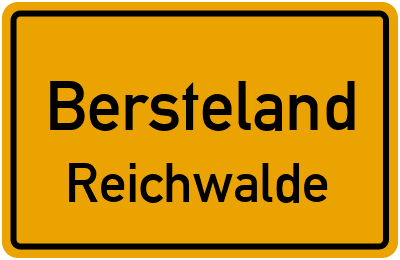 Straßenverzeichnis Bersteland Reichwalde