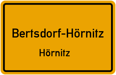 Straßenverzeichnis Bertsdorf-Hörnitz Hörnitz