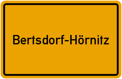 Bertsdorf-Hörnitz in Sachsen