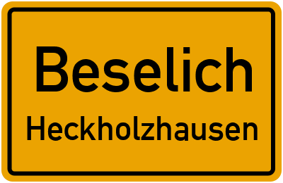 Straßenverzeichnis Beselich Heckholzhausen