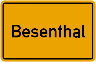 Ortsschild von Gemeinde Besenthal in Schleswig-Holstein