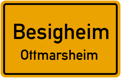 Straßenverzeichnis Besigheim Ottmarsheim