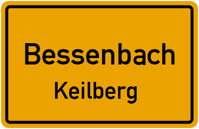 Ortsschild Bessenbach Keilberg