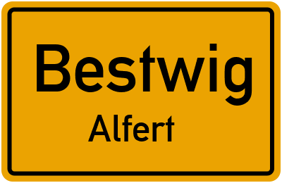 Straßenverzeichnis Bestwig Alfert