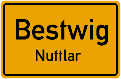 Straßenverzeichnis Bestwig Nuttlar
