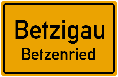 Straßenverzeichnis Betzigau Betzenried