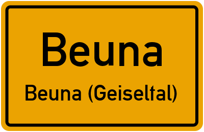 Straßenverzeichnis Beuna Beuna (Geiseltal)