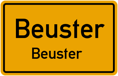 Straßenverzeichnis Beuster Beuster