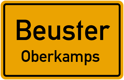 Straßenverzeichnis Beuster Oberkamps