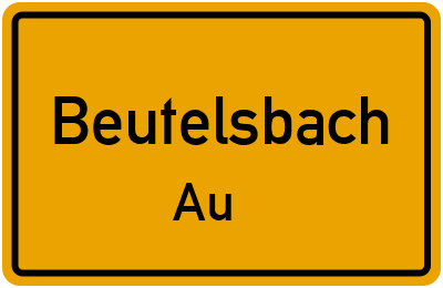 Straßenverzeichnis Beutelsbach Au