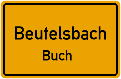 Straßenverzeichnis Beutelsbach Buch