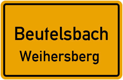 Straßenverzeichnis Beutelsbach Weihersberg