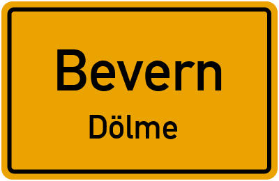 Straßenverzeichnis Bevern Dölme