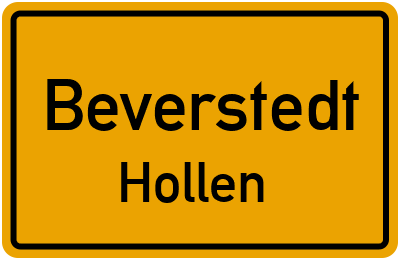 Straßenverzeichnis Beverstedt Hollen