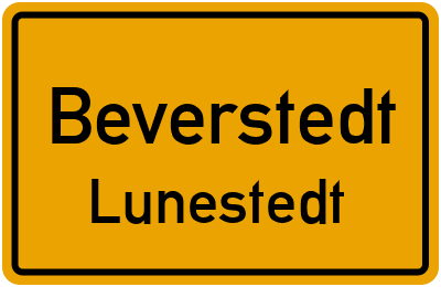 Straßenverzeichnis Beverstedt Lunestedt