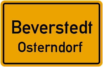 Straßenverzeichnis Beverstedt Osterndorf