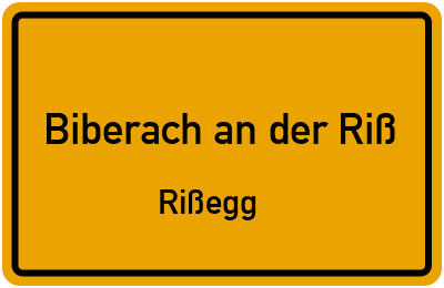 Straßenverzeichnis Biberach an der Riß Rißegg