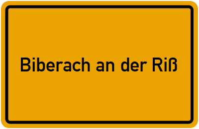 Branchenbuch Biberach an der Riß, Baden-Württemberg