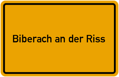 Branchenbuch Biberach an der Riss, Baden-Württemberg
