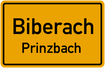 Ortsschild Biberach Prinzbach