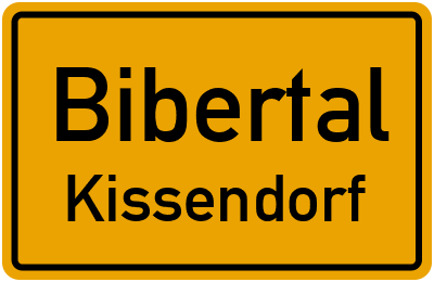 Straßenverzeichnis Bibertal Kissendorf