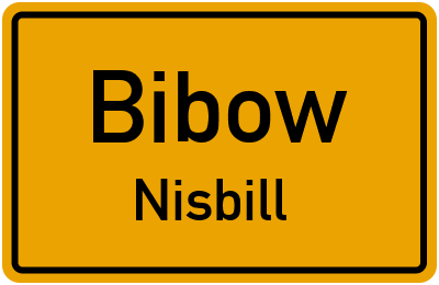 Straßenverzeichnis Bibow Nisbill