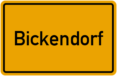 Bickendorf Branchenbuch
