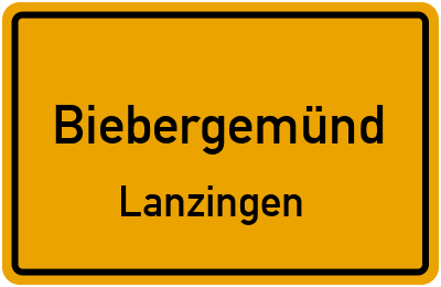 Straßenverzeichnis Biebergemünd Lanzingen