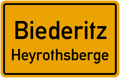 Straßenverzeichnis Biederitz Heyrothsberge
