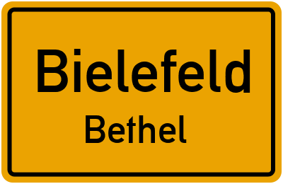 Straßenverzeichnis Bielefeld Bethel