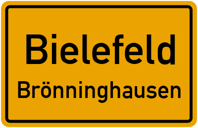 Straßenverzeichnis Bielefeld Brönninghausen