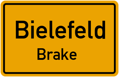 Straßenverzeichnis Bielefeld Brake