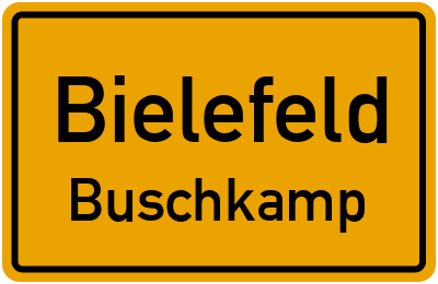 Straßenverzeichnis Bielefeld Buschkamp
