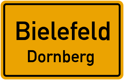 Straßenverzeichnis Bielefeld Dornberg
