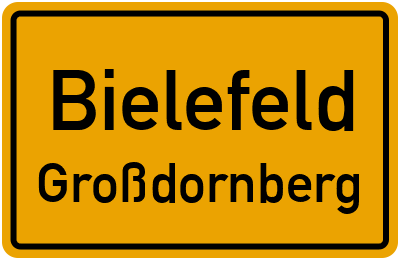 Straßenverzeichnis Bielefeld Großdornberg