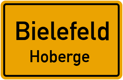 Straßenverzeichnis Bielefeld Hoberge